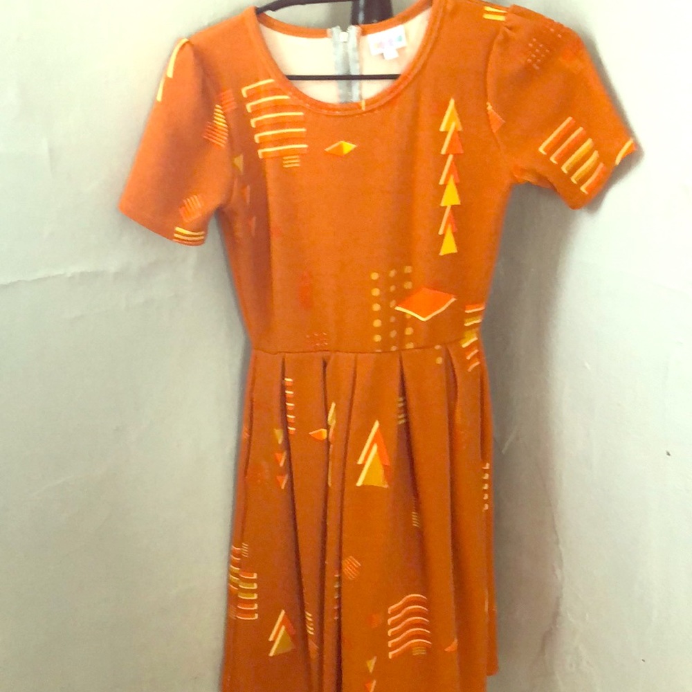 Adorable Orange Lularoe Dress